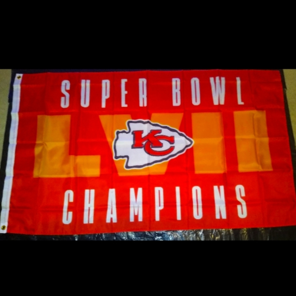 Last Year's super bowl flag.